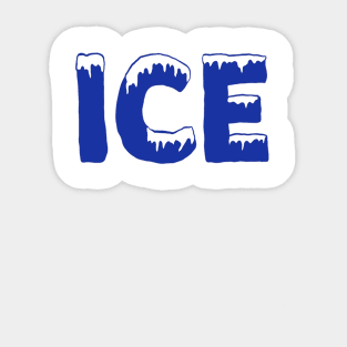 Ice and Baby TShirt Chritsmas Gift Sticker